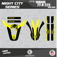 thumbnail image 2 of Kalair GFX Graphics Kit for Yamaha TTR225 (1999-2004) Night-city Series, 2 of 5