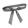 thumbnail image 2 of Cinturón de abrigo para mujer, sencillo y moderno, largo, para abrigo de plumas, accesorio para vestido Gris, 2 of 8