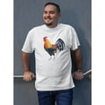 thumbnail image 2 of SPIdeals Mens Graphic Tee - A Rooster - Regular Fit 100% Cotton, 2 of 4