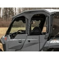 thumbnail image 6 of SuperATV Primal Soft Cab Enclosure Upper Doors for 2017+ Polaris General 4 1000  Resistant to Abrasions  Snaps Hold Windows Open for More Airflow  Includes Light-Tinted Rear Windshield  USA Made, 6 of 9