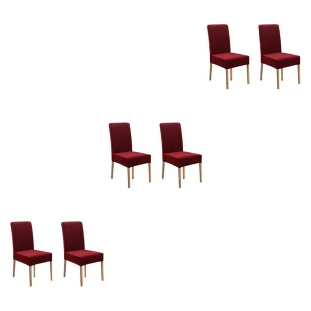 Matsuzay 2 paquetes por lote, funda para silla de comedor con textura de gama alta, cinturón elástico artesanal exquisito, lavable a máquina, Type1 NO1