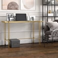 thumbnail image 4 of Evelyn&Zoe Inez 48" Wide Rectangular Desk in Brass, 4 of 7