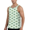 thumbnail image 2 of Haiem Cute Crocodile Men Workout Tank Top Gym Bodybuilding Sleeveless Muscle T Shirts Athletic Tank Breathable Workout Shirt-3X-Large, 2 of 9