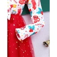 thumbnail image 6 of ATAIKU Little Girls Christmas Tulle Dresses Toddler Kids Long Sleeve Wedding Birthday Party Sparkle Tutu Dress 3T, 6 of 8