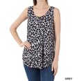 thumbnail image 5 of LEOPARD SLEEVELESS ROUND NECK TANK TOP IN 2 COLORS (Brown, Small), 5 of 13