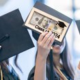 thumbnail image 1 of YAOMOBB Graduation Money Clip Graduation Money Holder Wooden Class of Graduates Cash Storage Envelope Photo Frame, 1 of 7