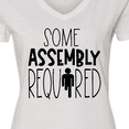thumbnail image 4 of Inktastic Some Assembly Required Right Leg Amputee Women's V-Neck T-Shirt, 4 of 5