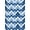 Blue, Pattern 1, variant on ODIKA 4'x6' Blue Denim Geometric Design Washable Area Rug Modern Zigzag Pattern with Pixel Art Flair Non-Slip, Chair-Friendly, Flatwoven for Home Office, Under Desk