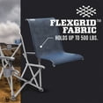 thumbnail image 3 of Silla de campamento YETI Trailhead plegable azul marino con bolsa de transporte, 3 of 9