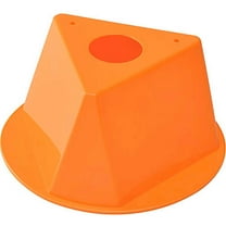 Inventory Control Cone, 10"L x 10"W x 5"H, Orange, Lot of 5