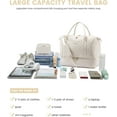 thumbnail image 4 of Travel Weekender Bags for Women,Carry on Duffle Bag with Shoe Compartment,Overnight Personal Item Bags,Hospital Bag, 4 of 8