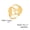 A-Gold Color, variant on Stainless Steel Initials Flower Rings Adjustable Alphabet Rings Fashion Jewelry