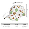 thumbnail image 2 of Picia Tree Squirrel pattern Trucker Low Profile Hat Men Women Baseball Cap Dad Hat Adjustable Unconstructed Plain Cap, 2 of 9