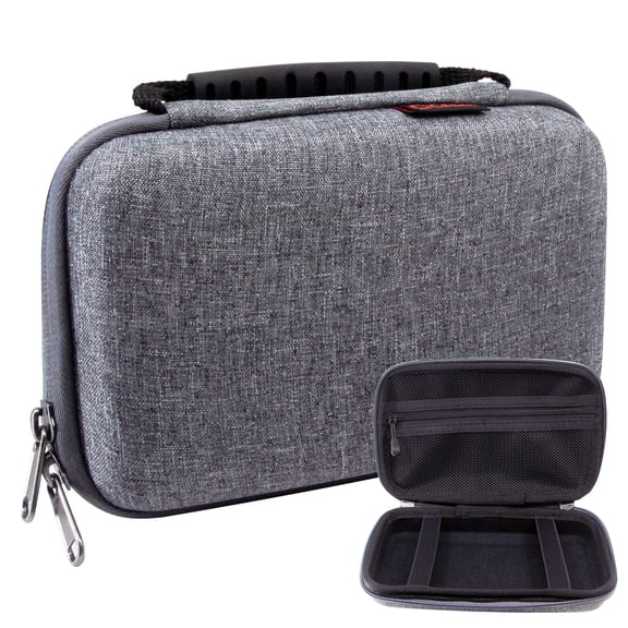 Universal Travel Bag, Compact Organizer Case for Accessories, Compatible for Wall Charger, Earbuds, USB Cables, Hard Drives, Headsets and More - Gray