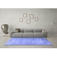 thumbnail image 3 of Ahgly Company Indoor Square Persian Blue Traditional Area Rugs, 7' Square, 3 of 4