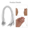 thumbnail image 4 of BRIGHTFUFU 25 Pcs Sangles de Fixation DIY Élastiques pour Masques Polypropylène Blanc Fixation Camping, 4 of 7