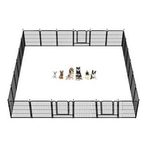 GDKASRNY Dog Playpen 24Panels 45" Height Portable Dog Fence Indoor Outdoor for Yard,Rv Camping
