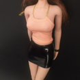 thumbnail image 4 of Ropa de Muñeca de de Acción 1/6, Sintética de Húmedo para , Cuerpo Femenino Pulgadas Baoblaze Figura de acción Falda negra, 4 of 8