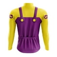 thumbnail image 2 of yellow purple Wario Long Sleeve Cycling Jersey, 2 of 4