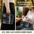 thumbnail image 2 of FOR U DESIGNS Cat Paint Splatter Pattern Bible Cover for Women Men Multifunctional Church Bag Bible Protective Bag Handbag Christian Bible Accessories Christian Gifts, 2 of 7