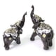 thumbnail image 2 of Juego de 2 estatuas de tronco de elefantes negros Feng Shui, figura de la suerte, regalo, decoración del hogar, 2 of 2