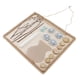 thumbnail image 1 of De Hechas Naturales Pintura Jardín Casero Decorativo Colgante De Pared Ornamento De Macramé Artesanal Para Niños BLESIY pintura de palo de madera natural, 1 of 8
