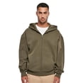 thumbnail image 3 of Build Your Brand Mens Vintage Heavyweight Full Zip Hoodie, 3 of 4