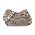 thumbnail image 2 of AUNVITO Large Capacity Crossbody Bag for Women, Faux Leather Satchel Shoulder Bag, Multi Pocket Travel Purse, Zip Closure and Adjustable Strap, 2 of 6