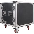 thumbnail image 4 of Sound Town Shock Mount 10U ATA Rack Case with 21" Rackable Depth and Casters, Pro Tour Grade (STRC-SP10UW), 4 of 6