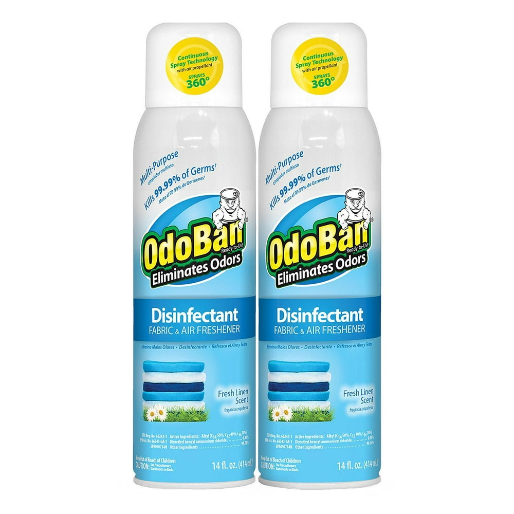 Odoban Disinfectant Fabric & Air Freshener Spray, Choose Your Scent