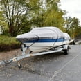 thumbnail image 3 of Budge 600 Denier Center Console V-Hull Mooring Boat Cover, Waterproof and UV Resistant, Size BTCCV-5: 18'-20' Long, 106" Beam, 3 of 9