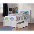 thumbnail image 6 of Leo & Lacey Urban Twin Storage Platform Bed in White, 6 of 6