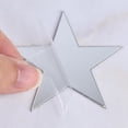 thumbnail image 4 of MOAMUN 20pcs Wall Mirror Tiles, Mirror Wall, Stick on Mirror Self Adhesive, Star shape Mirror Stickers for Bedrooms Home Gym Wardrobe Doors Decorations (Silver), 4 of 7