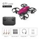 thumbnail image 1 of 4CH RC Drone 3D Flip Altitude Hold 6 ejes Gyro Quadcopters (Purple 3 Battery), 1 of 9