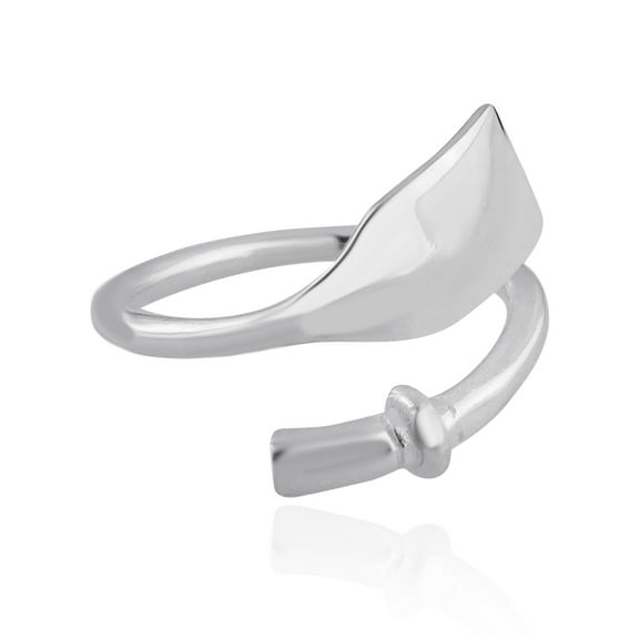 Sterling Silver Rowing Oar Wrap Ring - Sizes 6-10