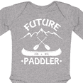 thumbnail image 4 of Inktastic Canoe Future Paddler Boys or Girls Long Sleeve Baby Bodysuit, 4 of 5