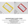thumbnail image 3 of Wallet Magnifier, Flexible 20pcs Credit Card Size Magnifiers Handheld  for Reading Makeup, 3 of 7