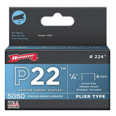 Arrow Fastener 224 Staple, 1/4" (5000-Pack)
