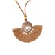 thumbnail image 1 of Collar de Tela Sonducket con Colgante de Moda Caqui AP014599-07, 1 of 6