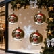 thumbnail image 4 of Flocking Snowflake Artificial Christmas Garland with Frosted White Cedar Vines for Holiday Tree and Mantle Decor, 4 of 7