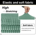 thumbnail image 6 of U-NICE HOME 3 Pieces Stretch Couch Cover Sofa Cover Washable Sofa Slipcover With Individual Seat Cushion for 2 Cushion Couch Sofa Pet Friendly, Olive Green, 6 of 7