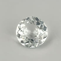 Certified Genuine 2 Carat White Topaz Round Shape Brilliant Cut 8 mm Loose Gemstone April Birthstone