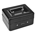 thumbnail image 1 of Durable Metal Coin Box With Locking Storage Tray - Small Coin Box With Combination Lock 15 X 12 X 7., 1 of 5