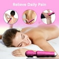 thumbnail image 2 of Centerel Vibrators Wand Massager Personal Massager with 8 Speeds 20 Vibration Modes,Rose Red, 2 of 9