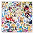 thumbnail image 2 of Pegatinas de anime «Alicia en el país de las maravillas», impermeables, paquete de 50 unidades, 2 of 3