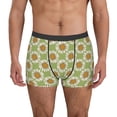thumbnail image 4 of Wukai Daisies Flowers Print Men’s Underwear Breathable Boxer Briefs,&nbsp;Moisture Wicking & Breathable-, 4 of 7