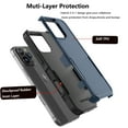 thumbnail image 3 of For iPhone 16 Pro 5G Case ,Sturdy Phone Case for iPhone 16 Pro 5G 6.3 inch ,Tiflook Shockproof Protection Heavy Duty Armor Hard Plastic & Rubber Rugged Bumper 2-in-1 Case Cover ( Blue), 3 of 6