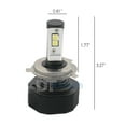 thumbnail image 4 of H4/9003 100 Watts CREE Headlight Conversion Kit High/Low Beam Combo Light Bulbs 6000K White 3 Year Warranty, 4 of 9