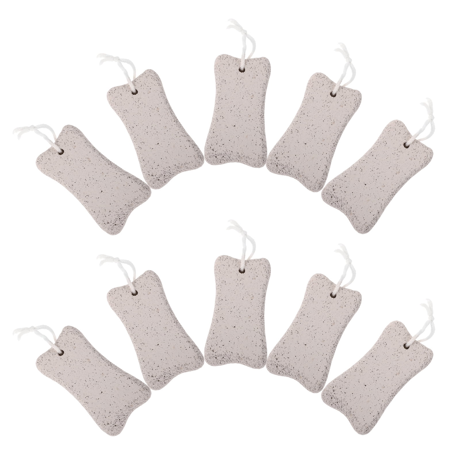Pretyzoom 10Pcs Hamster Chewing Stones Light Grey Pet Grinding Stone for Small Animals