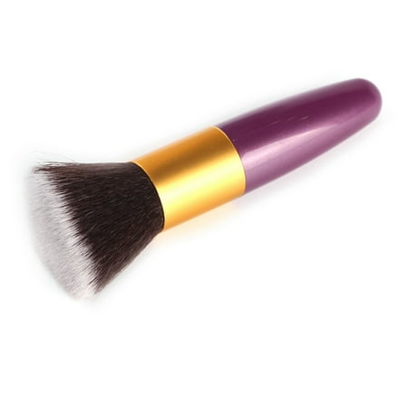 AkoaDa  New Bullet Shape Handle Makeup Brush Flat Foundation Makeup Brush Blush Brush Makeup Tools